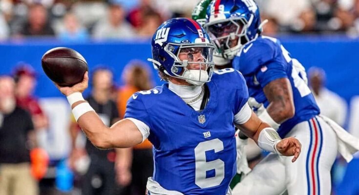 Jaxson Dart injury update: Harbaugh discusses QB’s knee issue as Giants get blown out by Rams on MNF

 G Trends