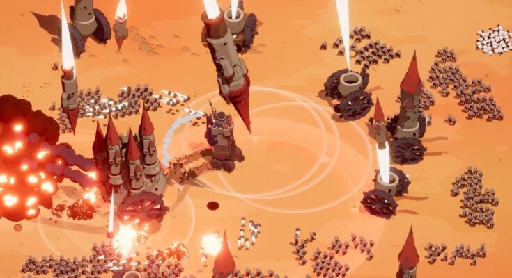 Wanderburg, a bullet paradise where you drive around a Frankensteinian hybrid of a castle and a tank, is available in Early Access today

 G Trends